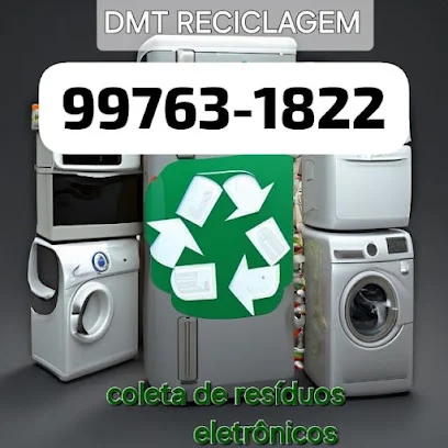 coletamos eletrônicos, sucatas, eletrodomésticos, metais, entre outros DMT Reciclagem